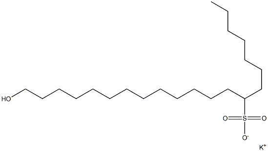 21-Hydroxyhenicosane-8-sulfonic acid potassium salt|