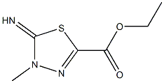 4-Methyl-4,5-dihydro-5-(imino)-1,3,4-thiadiazole-2-carboxylic acid ethyl ester