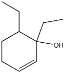 1,6-Diethyl-2-cyclohexen-1-ol Structure