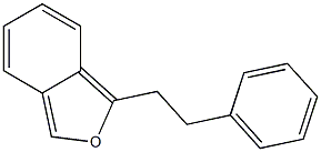 1-(2-フェニルエチル)イソベンゾフラン 化学構造式