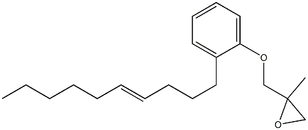 2-(4-Decenyl)phenyl 2-methylglycidyl ether