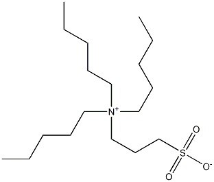 N,N-Dipentyl-N-(3-sulfonatopropyl)-1-pentanaminium Struktur