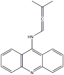 N-(3-Methyl-1,2-butadienyl)acridin-9-amine 结构式