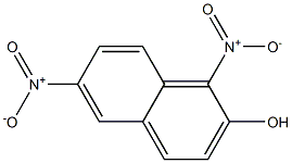 1,6-Dinitro-2-naphthol 结构式