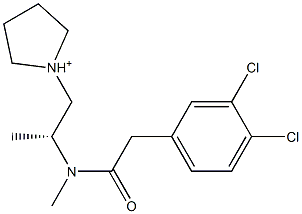  1-[(R)-2-[N-(3,4-Dichlorophenylacetyl)-N-methylamino]propyl]pyrrolidinium