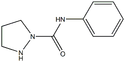 Tetrahydro-N-phenyl-1H-pyrazole-1-carboxamide 结构式