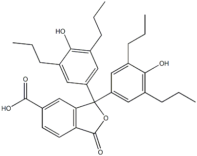 1,3-Dihydro-1,1-bis(4-hydroxy-3,5-dipropylphenyl)-3-oxoisobenzofuran-6-carboxylic acid