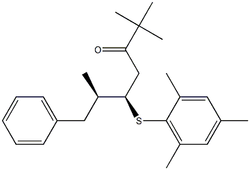 (5R,6R)-5-(2,4,6-Trimethylphenylthio)-2,2,6-trimethyl-7-phenyl-3-heptanone