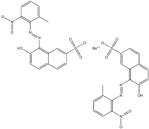 Bis[1-[(2-methyl-6-nitrophenyl)azo]-2-hydroxy-7-naphthalenesulfonic acid]barium salt