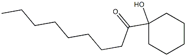 1-(1-ヒドロキシシクロヘキシル)-1-ノナノン 化学構造式