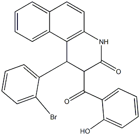  1-(2-Bromophenyl)-1,2-dihydro-2-(2-hydroxybenzoyl)benzo[f]quinolin-3(4H)-one