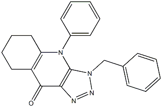 3-Benzyl-4-phenyl-5,6,7,8-tetrahydro-3H-1,2,3-triazolo[4,5-b]quinolin-9(4H)-one Structure