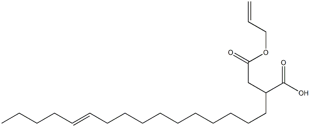 2-(11-Hexadecenyl)succinic acid 1-hydrogen 4-allyl ester,,结构式