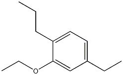 1-エトキシ-5-エチル-2-プロピル-ベンゼン 化学構造式
