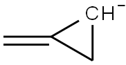 1-Methylenecyclopropan-2-ide,,结构式