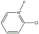 1-Fluoro-2-chloropyridinium Structure
