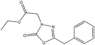 5-Benzyl-2-oxo-1,3,4-oxadiazole-3(2H)-acetic acid ethyl ester