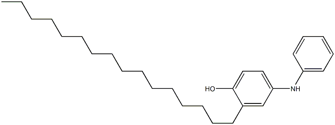 3-Hexadecyl[iminobisbenzen]-4-ol Struktur