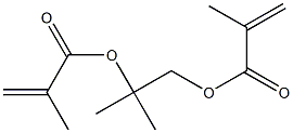 Bismethacrylic acid 1,1-bis(hydroxymethyl)ethylene ester Structure