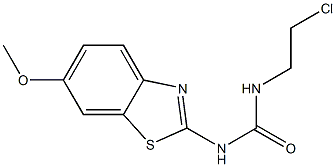 1-(2-Chloroethyl)-3-(6-methoxybenzothiazol-2-yl)urea|