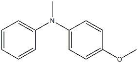 N-メチル-4-メトキシジフェニルアミン 化学構造式