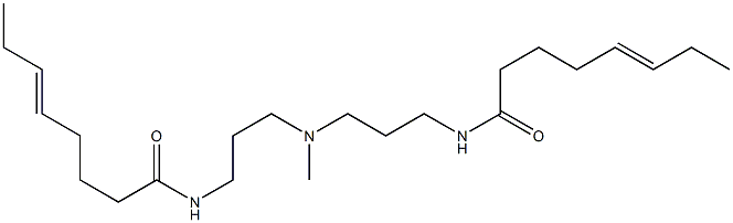 N,N'-[Methyliminobis(3,1-propanediyl)]bis(5-octenamide) Structure