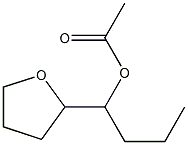 酢酸1-(テトラヒドロフラン-2-イル)ブチル 化学構造式