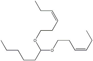 Hexanal di[(Z)-3-hexenyl]acetal 结构式
