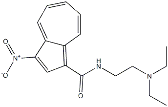N-[2-(Diethylamino)ethyl]-3-nitro-1-azulenecarboxamide Struktur