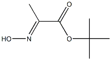 2-ヒドロキシイミノプロパン酸tert-ブチル 化学構造式