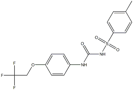 1-[4-(2,2,2-Trifluoroethoxy)phenyl]-3-(4-methylphenylsulfonyl)urea|