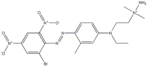 1-[2-[[4-[(2-Bromo-4,6-dinitrophenyl)azo]-3-methylphenyl]ethylamino]ethyl]-1,1-dimethylhydrazinium