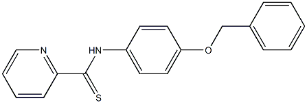 N-[4-Benzyloxyphenyl]pyridine-2-carbothioamide Structure