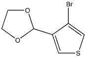 2-(4-Bromo-3-thienyl)-1,3-dioxolane Structure