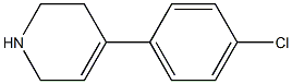 4-(p-Chlorophenyl)-1,2,3,6-tetrahydropyridine,,结构式