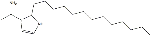 1-(1-Aminoethyl)-2-tridecyl-4-imidazoline Structure