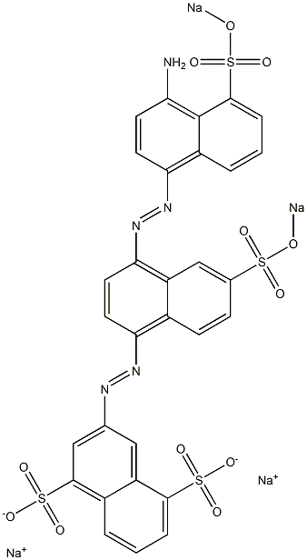  3-[4-[4-Amino-5-(sodiosulfo)-1-naphtylazo]-6-(sodiosulfo)-1-naphtylazo]-1,5-naphthalenedisulfonic acid disodium salt