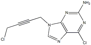  9-(4-Chloro-2-butynyl)-2-amino-6-chloro-9H-purine