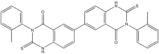  1,1',2,2'-Tetrahydro-3,3'-bis(2-methylphenyl)-2,2'-dithioxo[6,6'-biquinazoline]-4,4'(3H,3'H)-dione