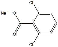 2,6-Dichlorobenzoic acid sodium salt,,结构式