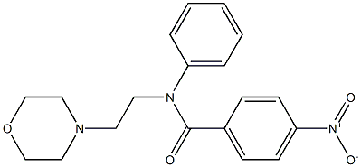 N-(2-Morpholinoethyl)-4-nitrobenzanilide,,结构式