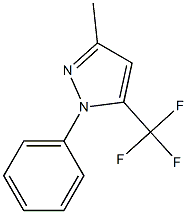 1-Phenyl-3-methyl-5-(trifluoromethyl)-1H-pyrazole Structure