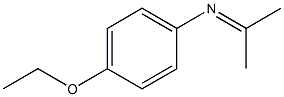 4-Ethoxy-N-isopropylideneaniline Structure
