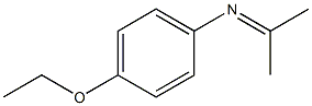 4-Ethoxy-N-isopropylideneaniline,,结构式