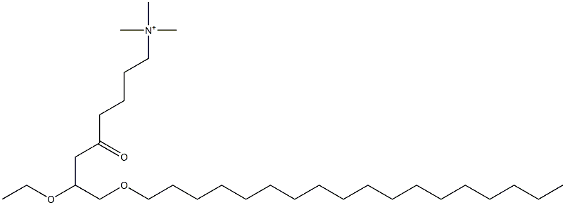 5-[2-Ethoxy-3-(octadecyloxy)propyl]-N,N,N-trimethyl-5-oxo-1-pentanaminium|