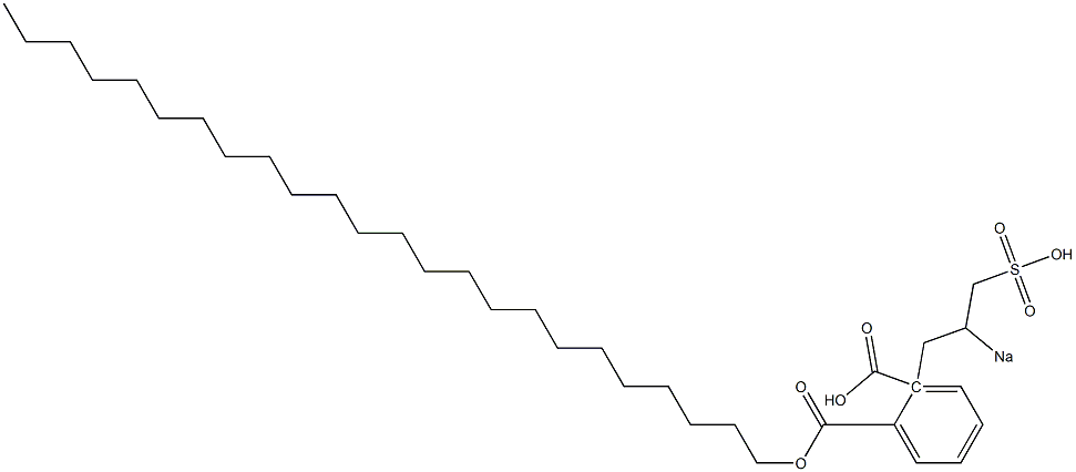  Phthalic acid 1-tetracosyl 2-(2-sodiosulfopropyl) ester