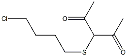 3-(4-Chlorobutylthio)-2,4-pentanedione|