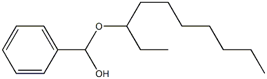 ベンズアルデヒドエチルオクチルアセタール 化学構造式