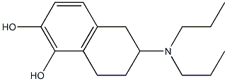 2-(Dipropylamino)-1,2,3,4-tetrahydro-5,6-naphthalenediol,,结构式