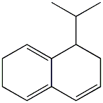 1,2,6,7-Tetrahydro-1-isopropylnaphthalene 结构式